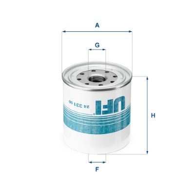 Filtr paliwa UFI 24.331.00