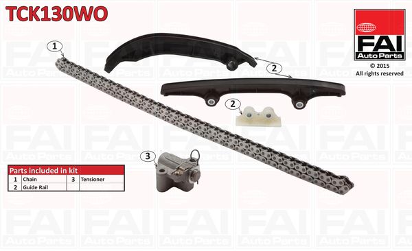 Zestaw łańcucha rozrządu FAI AutoParts tck130wo