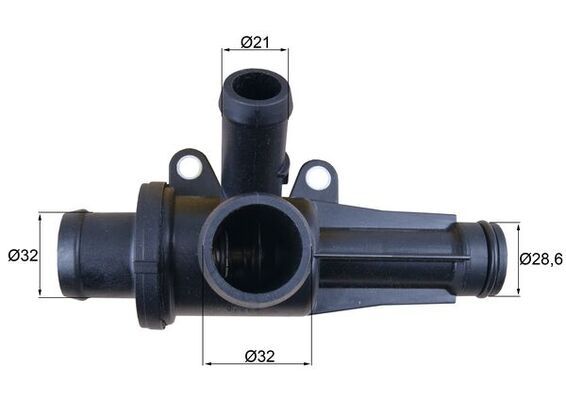 Termostat, płyn chłodzący MAHLE TH4587
