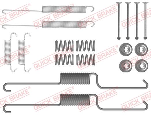Zestaw akcesoriów, szczęki hamulcowe QUICK BRAKE 105-0026X-02