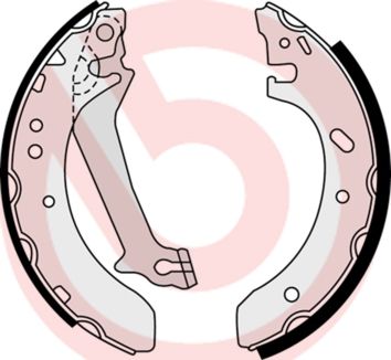Zestaw szczęk hamulcowych BREMBO S 23 578
