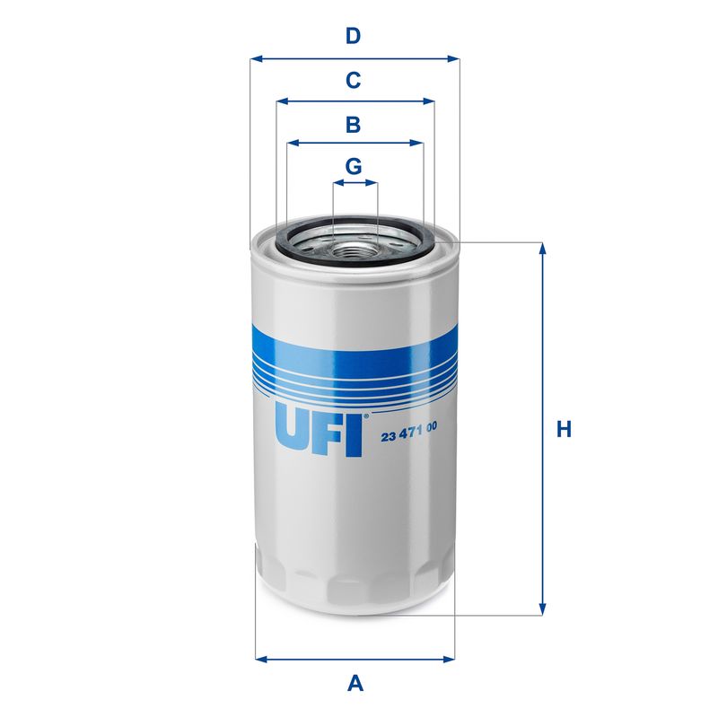 Filtr oleju UFI 23.471.00