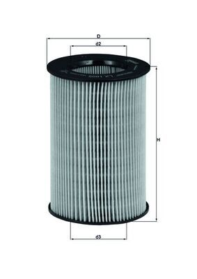 Filtr powietrza KNECHT LX 1805