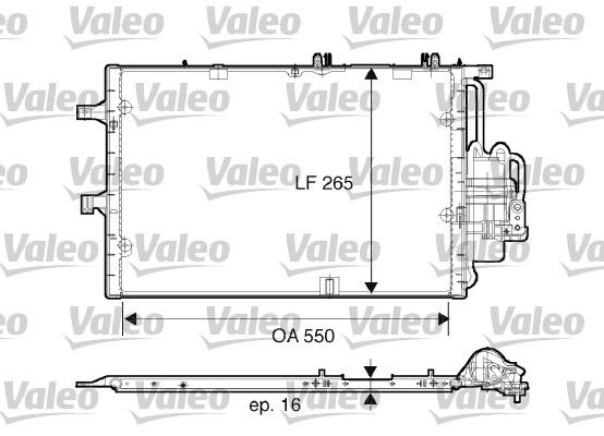 Skraplacz, klimatyzacja VALEO 817610