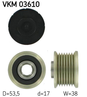 Alternator - sprzęgło jednokierunkowe SKF VKM03610