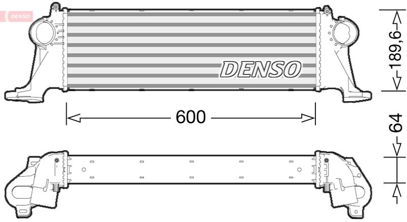 Chłodnica powietrza doładowującego DENSO DIT12004