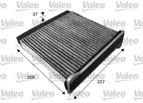 Filtr, wentylacja przestrzeni pasażerskiej VALEO 715546