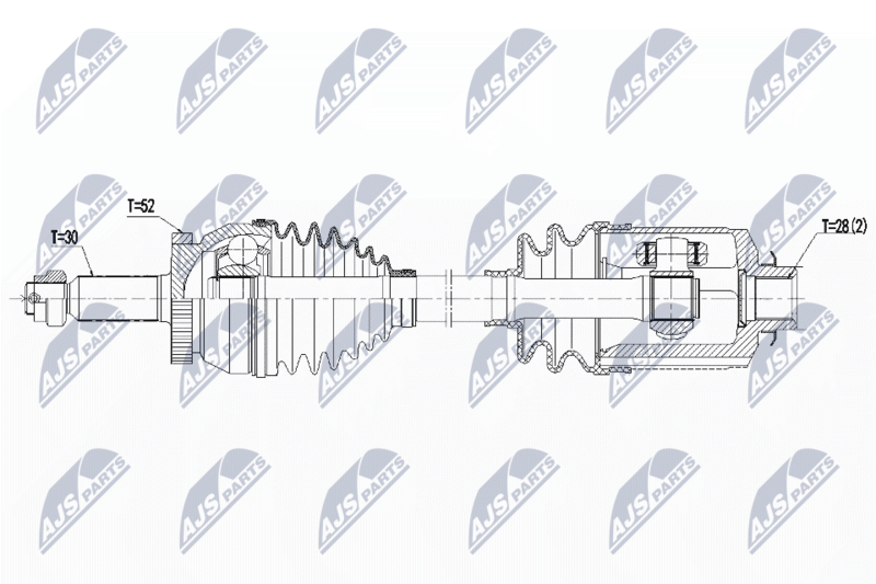 Wał napędowy NTY NPW-HY-563