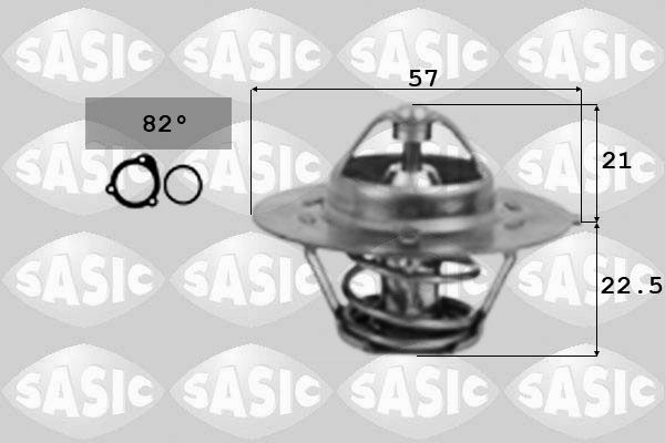 Termostat, płyn chłodzący SASIC 3371471