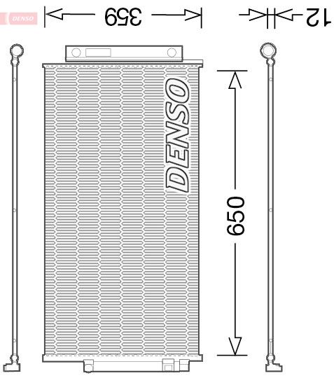 Skraplacz, klimatyzacja Denso DCN09047