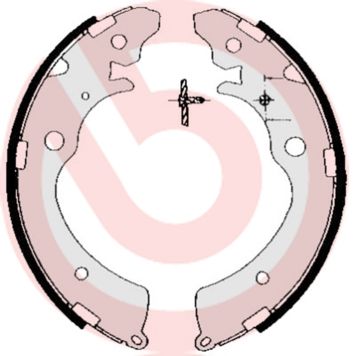 Zestaw szczęk hamulcowych BREMBO S 28 507