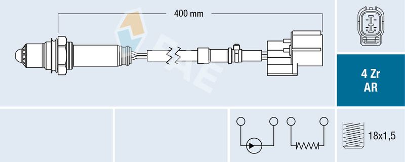 Sonda lambda FAE 75647