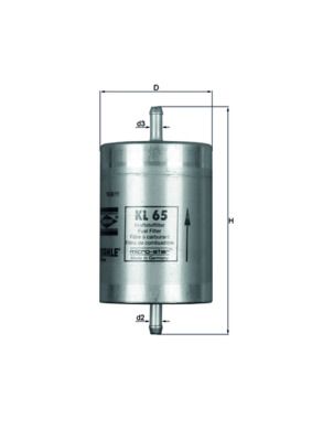 Filtr paliwa KNECHT KL 65