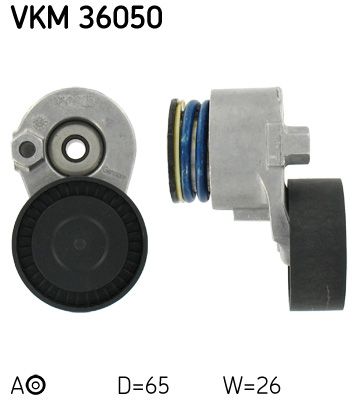 Rolka napinacza, pasek klinowy wielorowkowy SKF vkm 36050