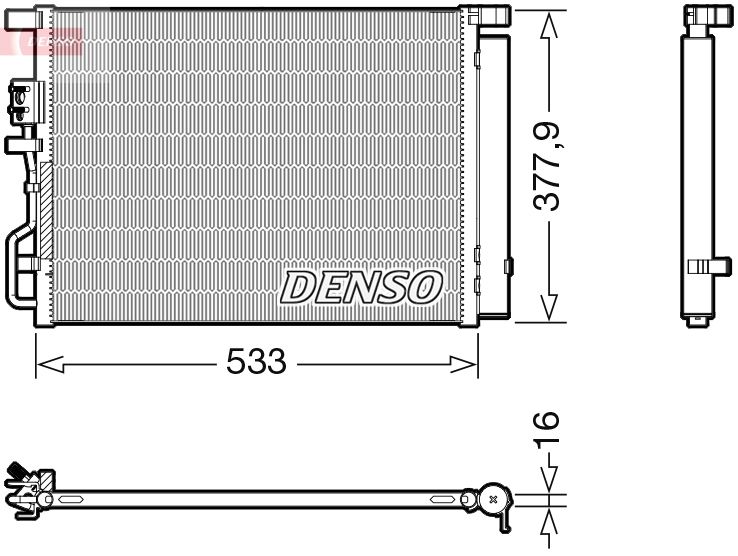 Skraplacz, klimatyzacja Denso DCN41018