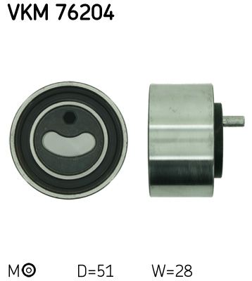 Rolka napinacza, pasek rozrządu SKF VKM 76204