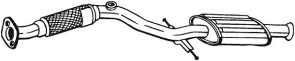 Tłumik przedni BOSAL 165-295
