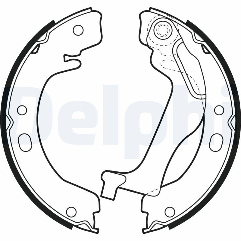 Zestaw szczęk hamulcowych DELPHI LS2003