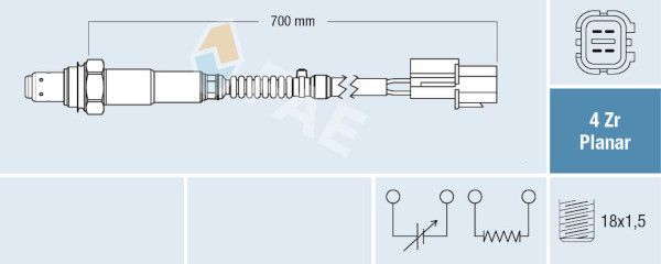 Sonda lambda FAE 77689