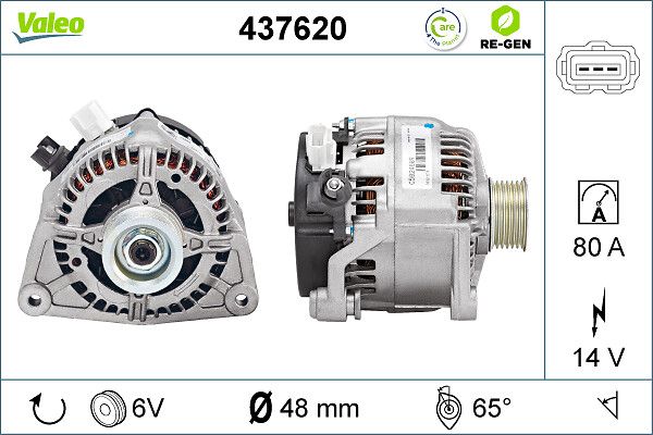 Alternator VALEO 437620