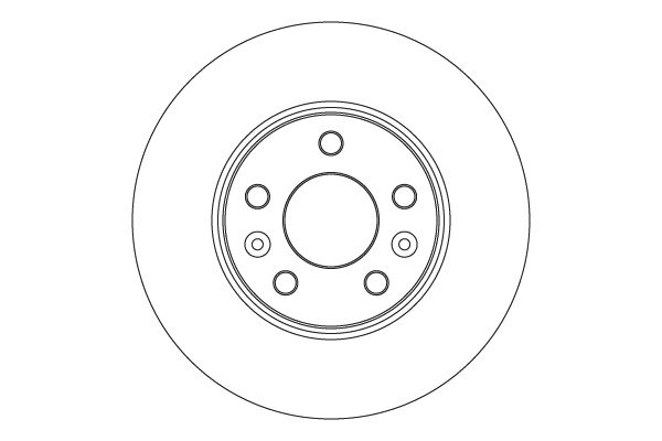 Tarcza hamulcowa TRW DF4615