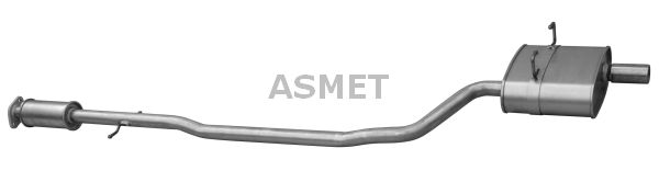 Tłumik środkowy ASMET 12.025