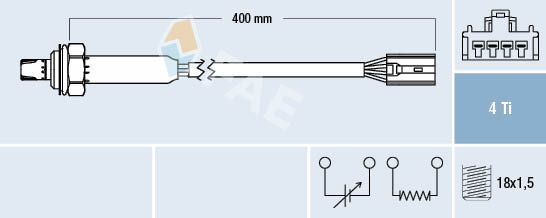 Sonda lambda FAE 77357