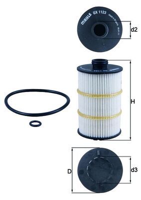 Filtr oleju KNECHT OX 1123D