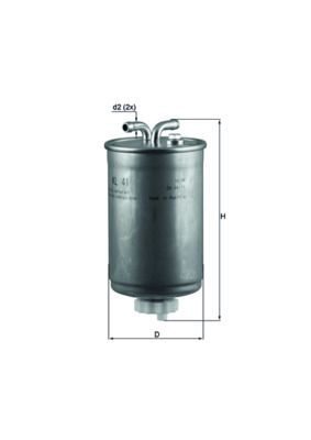 Filtr paliwa KNECHT KL 41