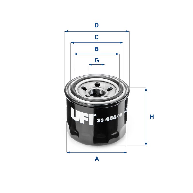 Filtr oleju UFI 23.485.00