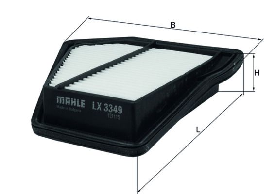 Filtr powietrza KNECHT LX 3349