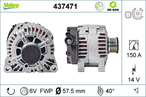 Alternator VALEO 437471