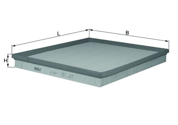 Filtr powietrza KNECHT LX 2065/1