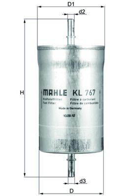 Filtr paliwa KNECHT KL 767