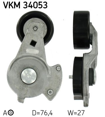Rolka napinacza, pasek klinowy wielorowkowy SKF VKM 34053