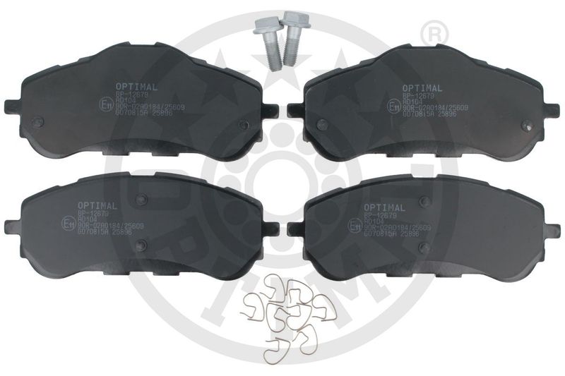 Zestaw klocków hamulcowych, hamulce tarczowe OPTIMAL BP-12679