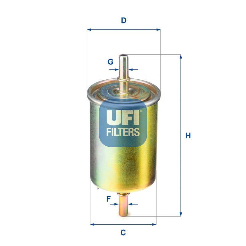 Filtr paliwa UFI 31.850.00