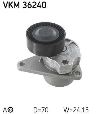Rolka napinacza, pasek klinowy wielorowkowy SKF VKM 36240