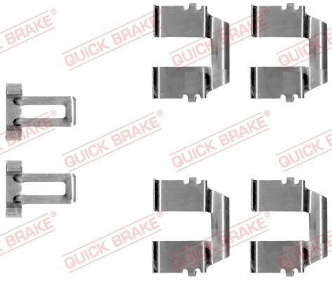 Zestaw akcesoriów, klocki hamulcowe QUICK BRAKE 109-1233