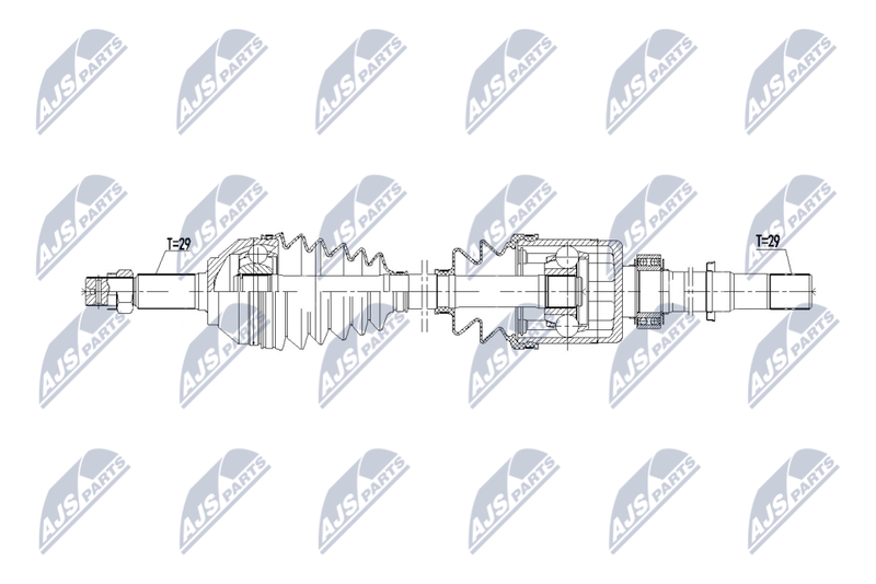 Wał napędowy NTY NPW-NS-171