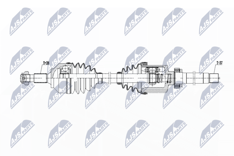Wał napędowy NTY NPW-PE-103