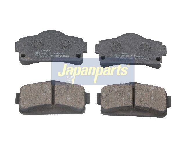Zestaw klocków hamulcowych, hamulce tarczowe JAPANPARTS PA-MC03