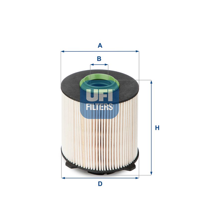 Filtr paliwa UFI 26.058.00