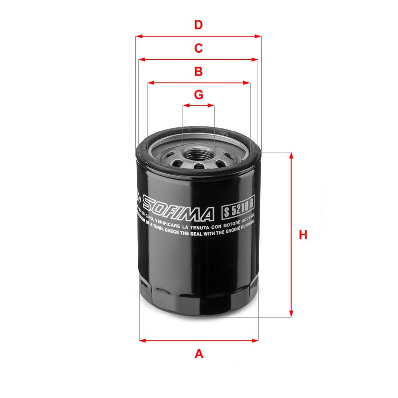 Filtr oleju SOFIMA S 5210 R
