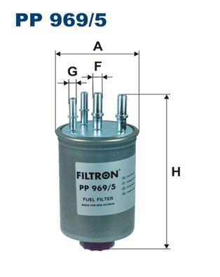 Filtr paliwa FILTRON pp 969/5