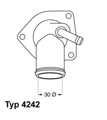 Termostat, płyn chłodzący WAHLER 4242.92D
