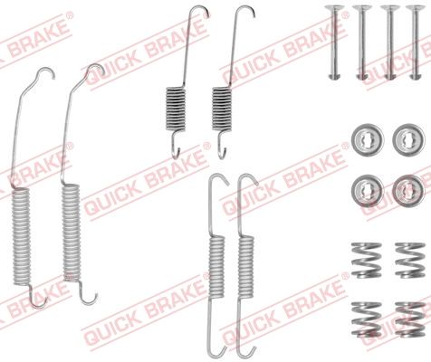 Zestaw akcesoriów, szczęki hamulcowe QUICK BRAKE 105-0701