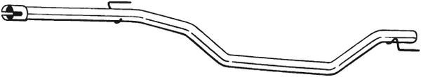 Rura wydechowa BOSAL 915-631