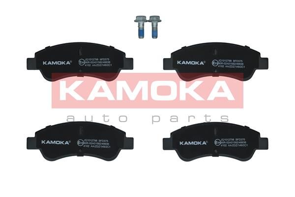 Zestaw klocków hamulcowych, hamulce tarczowe KAMOKA JQ1012798