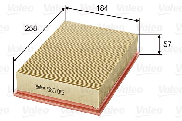 Filtr powietrza VALEO 585016